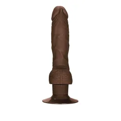 Vibratore realistico testicoli 12,75 cm brown Vibratore realistico testicoli 12,75 cm brown