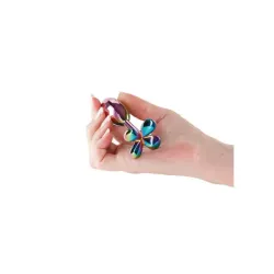 Plug anale multicolor fiore 9 cm Plug anale multicolor fiore 9 cm