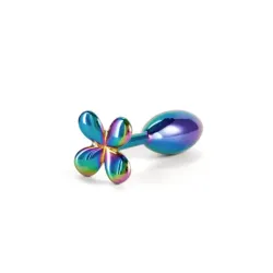 Plug anale multicolor fiore 9 cm Plug anale multicolor fiore 9 cm