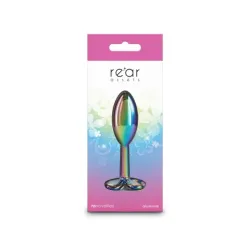 Plug anale multicolor fiore 9 cm Plug anale multicolor fiore 9 cm