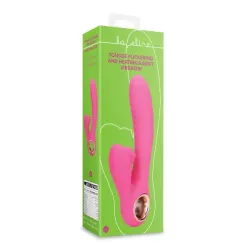 Vibratore rabbit scaldante con lingue fucsia Vibratore rabbit scaldante con lingue fucsia