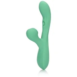 Vibratore rabbit pulsante con lingua verde Vibratore rabbit pulsante con lingua verde
