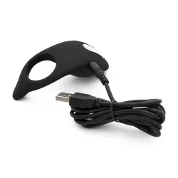 Anello pene vibrante Satisfaction nero Anello pene vibrante Satisfaction nero