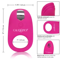 Anello pene stimola clito telecomando fucsia Anello pene stimola clito telecomando fucsia