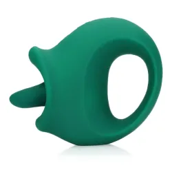 Lingua vibrante stimola clitoride verde Lingua vibrante stimola clitoride verde