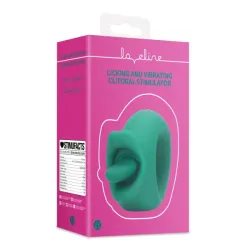 Lingua vibrante stimola clitoride verde Lingua vibrante stimola clitoride verde