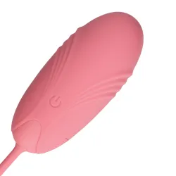 Ovetto vibrante telecomandato silicone rosa Ovetto vibrante telecomandato silicone rosa