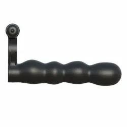Anello fallico con dildo anale vibrante nero Anello fallico con dildo anale vibrante nero