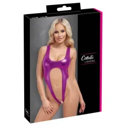 Body sexy con cavallo aperto viola Body sexy con cavallo aperto viola