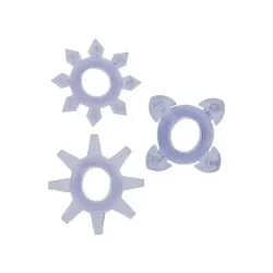 Kit 3 Anelli pene trasparenti Toy Joy Kit 3 Anelli pene trasparenti Toy Joy