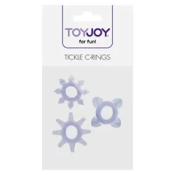 Kit 3 Anelli pene trasparenti Toy Joy Kit 3 Anelli pene trasparenti Toy Joy