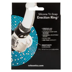 Anello pene Silicone regolabile nero Anello pene Silicone regolabile nero