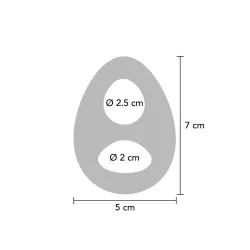 Anello fallico doppio Soft Silicone Stallion Anello fallico doppio Soft Silicone Stallion