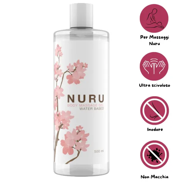 Lubrificante intimo e massaggi nuru 500 ml