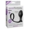 Plug anale con anello pene indossabile nero Plug anale con anello pene indossabile nero