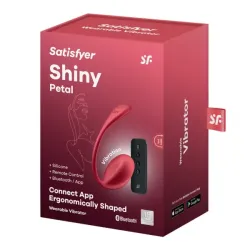 Vibratore indossabile Shiny Petal rosso Vibratore indossabile Shiny Petal rosso