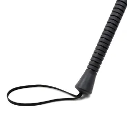 Frustino bdsm squadrato nero e borchie 53 cm Frustino bdsm squadrato nero e borchie 53 cm