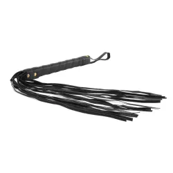 Frusta Flogger eco pelle nera 61,5 cm Frusta Flogger eco pelle nera 61,5 cm