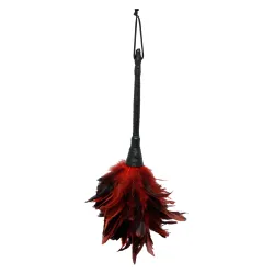 Solleticatore bdsm piume rosse 36 cm Solleticatore bdsm piume rosse 36 cm