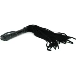 Frusta flogger in pelle nera 50 cm Frusta flogger in pelle nera 50 cm