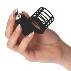 Anello fallico e guaina vibrante silicone Anello fallico e guaina vibrante silicone