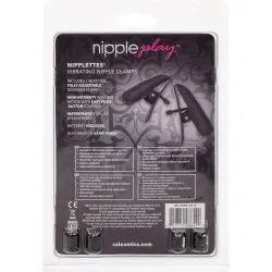 Pinze per Capezzoli vibranti 7 cm nero Pinze per Capezzoli vibranti 7 cm nero