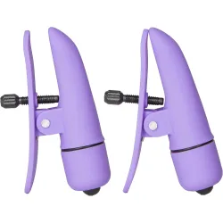 Pinze per Capezzoli vibranti 7 cm viola Pinze per Capezzoli vibranti 7 cm viola