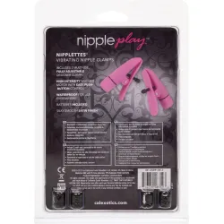 Pinze per Capezzoli vibranti 7 cm rosa Pinze per Capezzoli vibranti 7 cm rosa