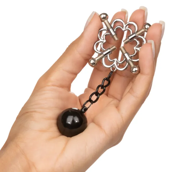 Stringi capezzoli 4 punti con peso pendente