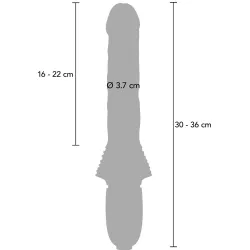 Vibratore Magnum Opus Thruster viola 36 cm Vibratore Magnum Opus Thruster viola 36 cm
