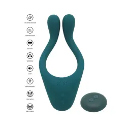 Vibratore di coppia Icon 2 ToyJoy verde Vibratore di coppia Icon 2 ToyJoy verde