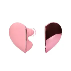 Vibratore tascabile Tapping Heart rosa Vibratore tascabile Tapping Heart rosa