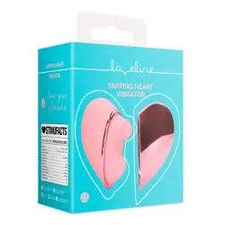 Vibratore tascabile Tapping Heart rosa Vibratore tascabile Tapping Heart rosa