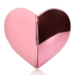 Vibratore tascabile Tapping Heart rosa Vibratore tascabile Tapping Heart rosa
