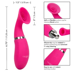 Stimolatore + succhia clitoride fucsia Stimolatore + succhia clitoride fucsia