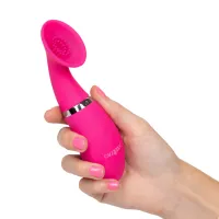Stimolatore + succhia clitoride fucsia