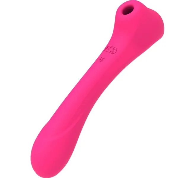 Vibratore + succhia clitoride Quiver rosa