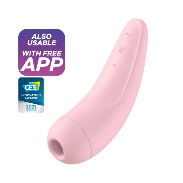 Succhia clitoride Satisfyer Curvy 2+ rosa
