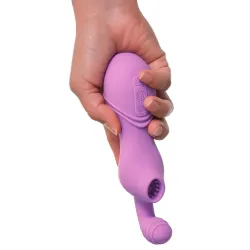 Stimolatore + succhia clitoride lilla Stimolatore + succhia clitoride lilla