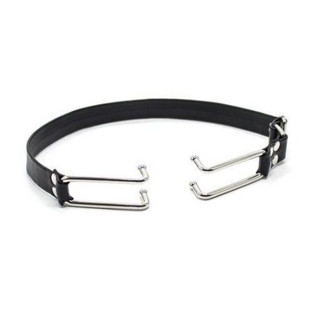 Bavaglio BDSM con ganci apri bocca