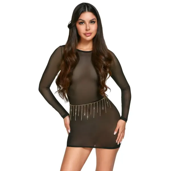 Catena da vita oro regolabile strass Cottelli