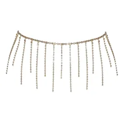 Catena da vita oro regolabile strass Cottelli Catena da vita oro regolabile strass Cottelli