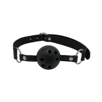 Bavaglio BDSM traspirante Discretion nero