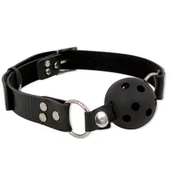 Set Ball gag 3 pz traspiranti neri Set Ball gag 3 pz traspiranti neri