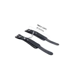 Kit BDSM costrittivo Secret Desires 8 pz nero Kit BDSM costrittivo Secret Desires 8 pz nero