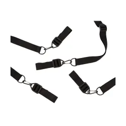 Set Costrittivo BDSM collo braccia gambe nero Set Costrittivo BDSM collo braccia gambe nero