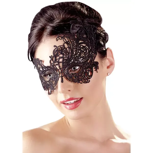 Maschera sexy pizzo Gothic Charm nera