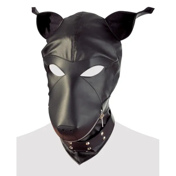 Maschera integrale cane nera unisex