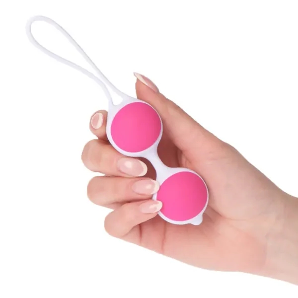 Palline vaginali 2 pleasure silicone rosa