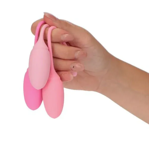 Palline vaginali rosa 3 pz con pesi